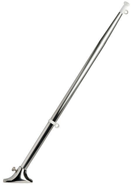 Boat Flag Staff Osculati Stainless Steel flagstaff with base 25mm x 120cm