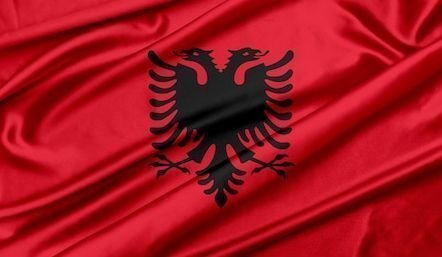 Nationale vlag Lindemann Albania Nationale vlag 30 x 45 cm