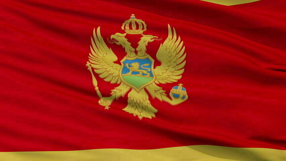 Marin nationell flagga Lindemann Montenegro Marin nationell flagga 20 x 30 cm - 1