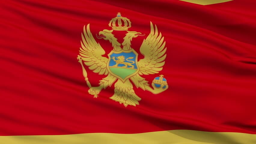 Národná vlajka Lindemann Montenegro Národná vlajka 30 x 45 cm