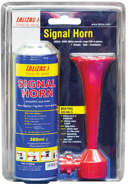 Corne de brume Lalizas Signal horn set - 380ml Corne de brume