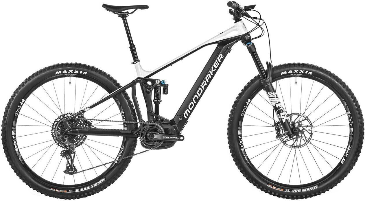 Mountain bicicletta elettrica Mondraker Crafty R Sram GX Eagle 1x12 Black/White L