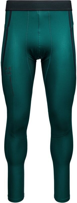 Fitness Trousers Under Armour HG Isochill Perforation Print Dark Cyan/Black L Fitness Trousers