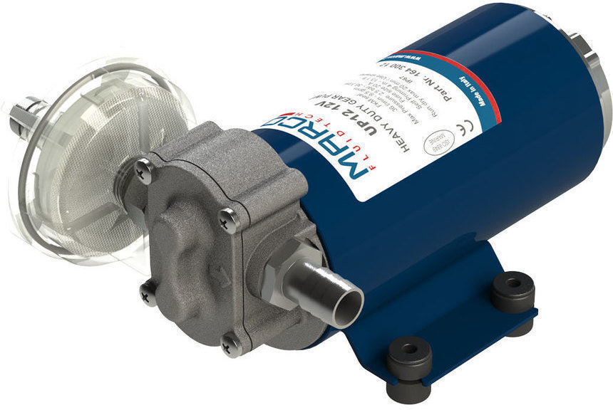 Pompa Marco UP12-PV PTFE gear pump 36 l/min with check valve - 24V