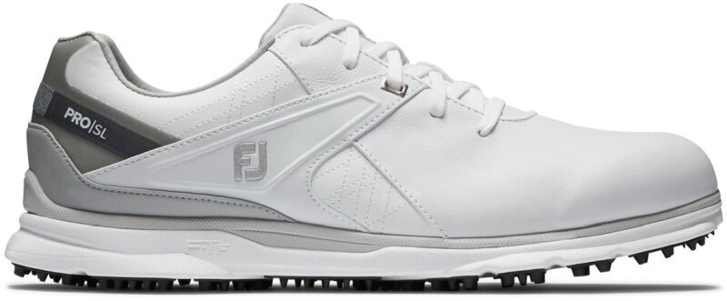Muške cipele za golf Footjoy Pro SL White/Grey 40,5