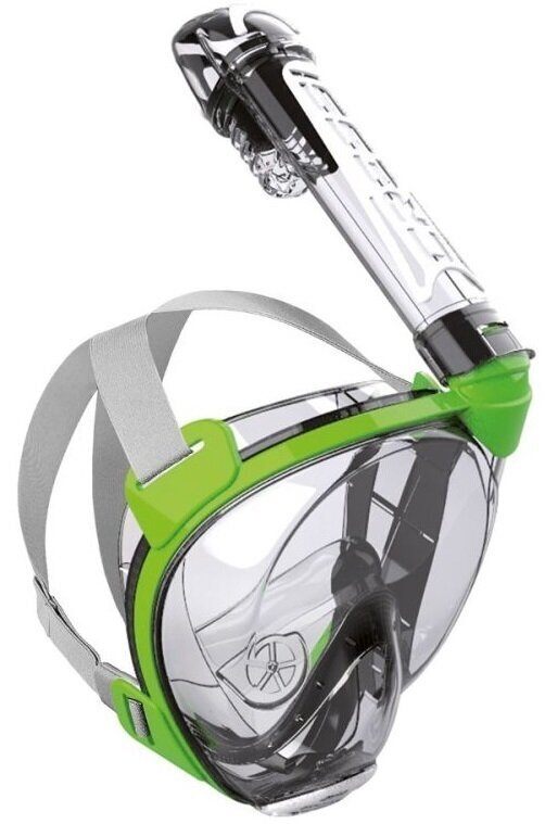 Diving Mask Cressi Duke Dry Clear/Lime M/L