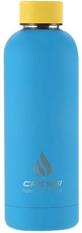 Thermoflasche Cressi Rubber Coated 500 ml Aquamarine/Sunflower Thermoflasche