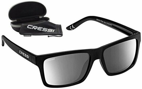 Óculos de náutica Cressi Bahia Black/Silver/Mirrored Óculos de náutica - 1