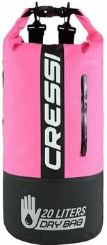 Wasserdichte Tasche Cressi Dry Bag Bi-Color Black/Pink 20L - 1