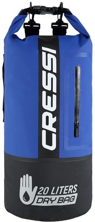 Wasserdichte Tasche Cressi Dry Bag Bi-Color Black/Blue 20L