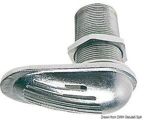Osculati Thru hull scoop strainer Stainless Steel AISI316