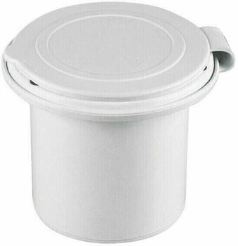 Doccia Nuova Rade Case for Shower Head, Round, with Lid 66mm White - 1
