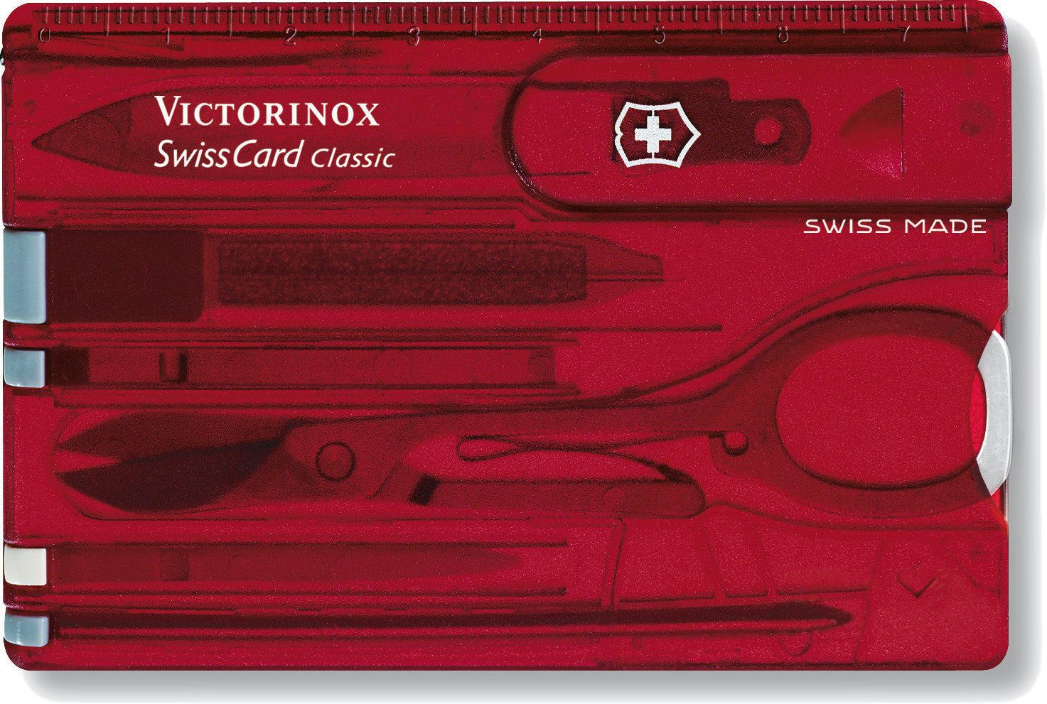 Couteau de poche Victorinox SwissCard 0.7100.T Couteau de poche