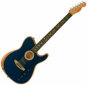 Guitarra eletroacústica especial Fender American Acoustasonic Telecaster Steel Blue - 1