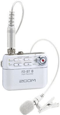 Portable Digital Recorder Zoom F2-BT White