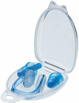Tillbehör för simning Cressi Ear Plugs Plus Nose Clip Blue - 1