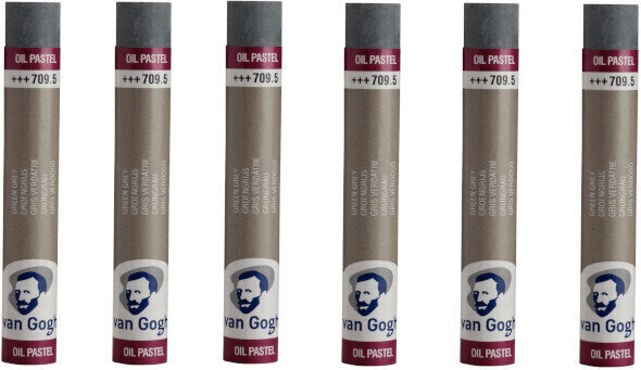 Oil Pastel Van Gogh Oil Pastel Stick Set of Oil Pastels Green Grey 5 6 pcs