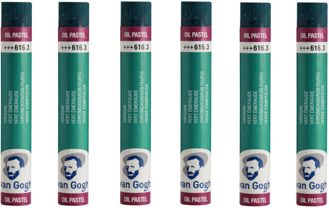 Pastel à l'huile Van Gogh Oil Pastel Stick Coffret de pastels à l'huile Viridian 3 6 pièces