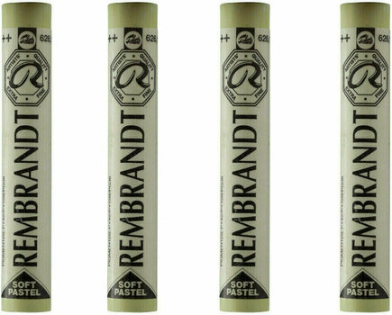 Pastel sec Rembrandt Soft Pastel Coffret de pastels secs Cinnabar Green Light 10 4 pièces - 1