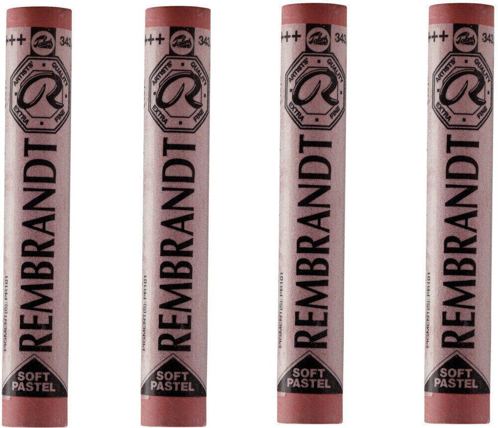 Pastel sec Rembrandt Soft Pastel Coffret de pastels secs Caput Mortuum Red 8 4 pièces