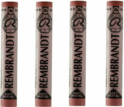 Pastel sec Rembrandt Soft Pastel Coffret de pastels secs Caput Mortuum Red 8 4 pièces - 1