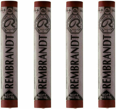 Pastel sec Rembrandt Soft Pastel Coffret de pastels secs Caput Mortuum Red 5 4 pièces - 1