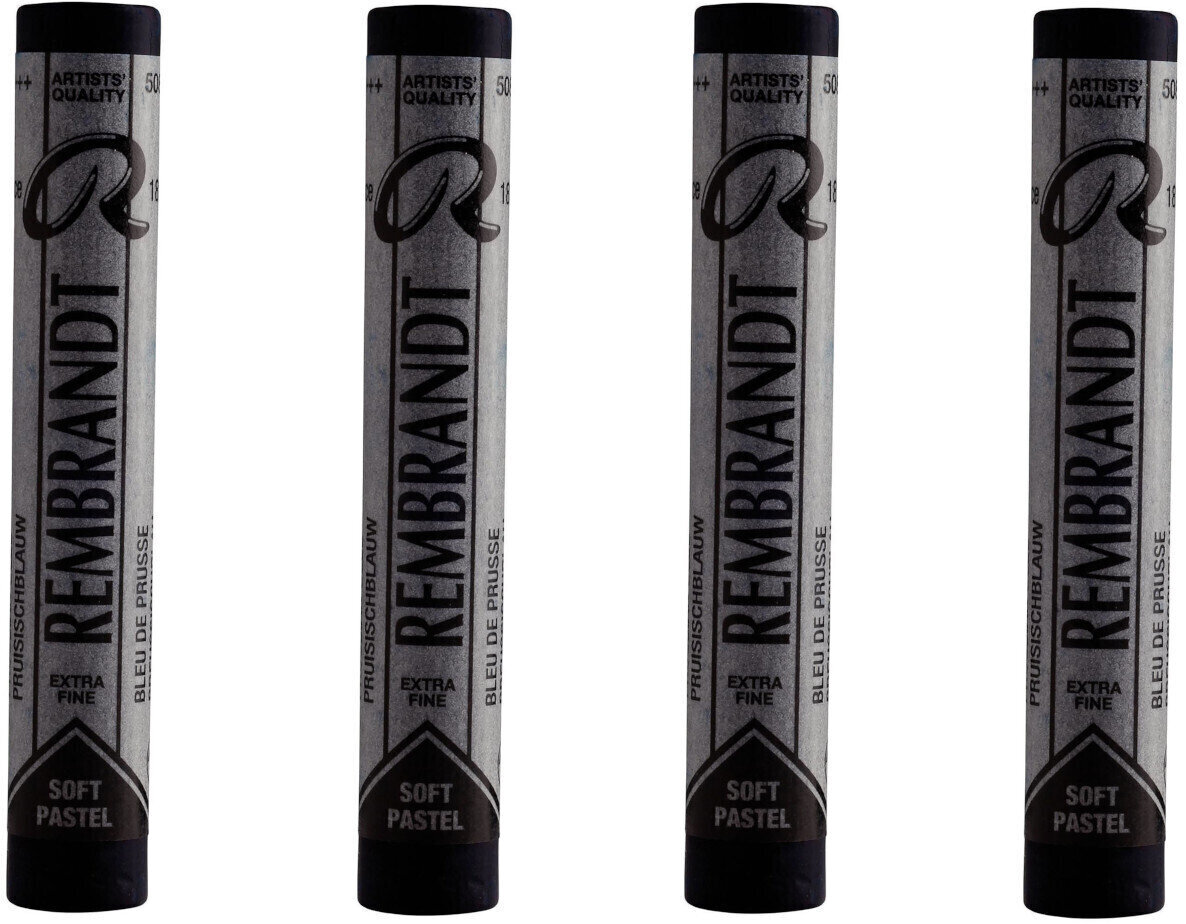 Pastel sec Rembrandt Soft Pastel Coffret de pastels secs Prussian Blue 3 4 pièces