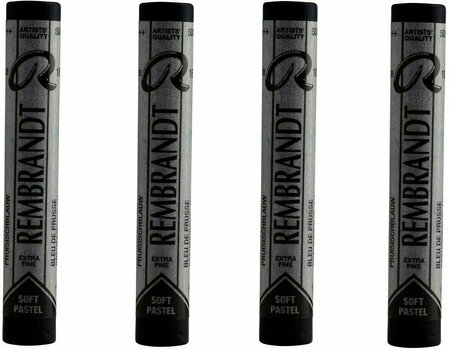 Pastel sec Rembrandt Soft Pastel Coffret de pastels secs Prussian Blue 3 4 pièces - 1