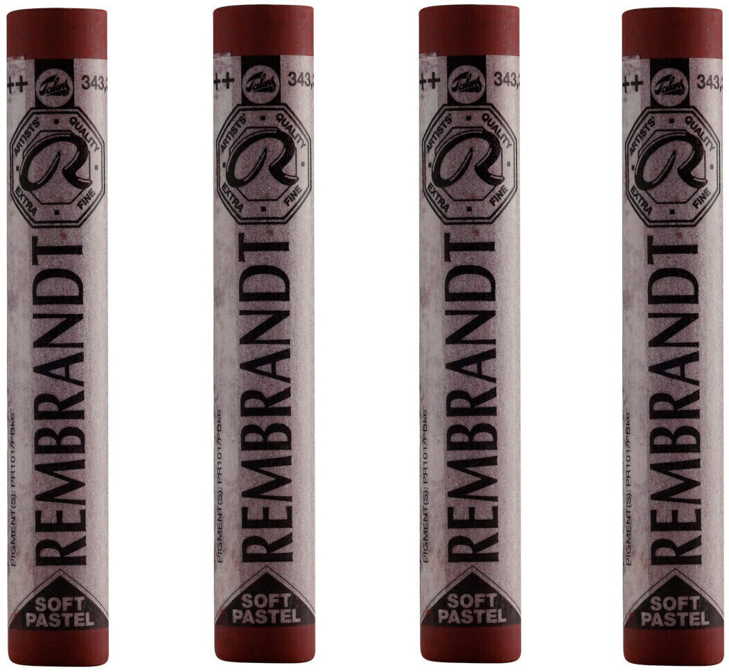 Pastel sec Rembrandt Soft Pastel Coffret de pastels secs Caput Mortuum Red 3 4 pièces