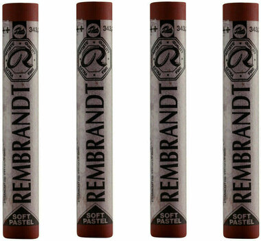 Pastel sec Rembrandt Soft Pastel Coffret de pastels secs Caput Mortuum Red 3 4 pièces - 1