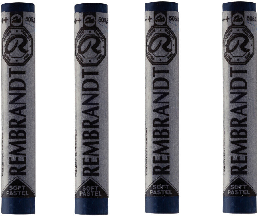 Pastel sec Rembrandt Soft Pastel Coffret de pastels secs Ultramarine Light 3 4 pièces