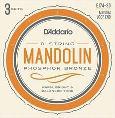 Cordes de mandolines D'Addario EJ74-3D Cordes de mandolines