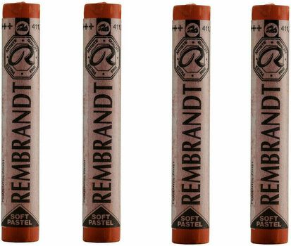 Suchý pastel Rembrandt Soft Pastel Sada suchých pastelů Burnt Sienna 7 4 ks - 1