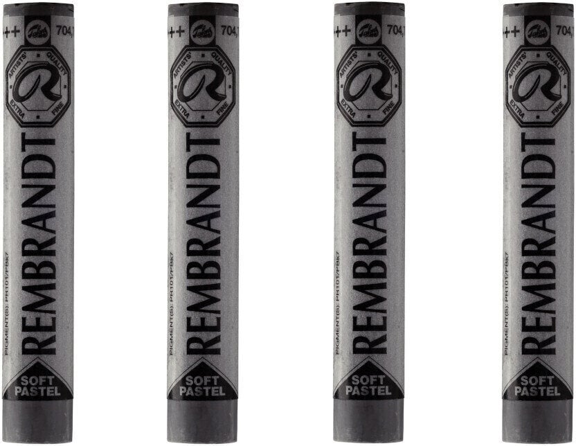 Suchý pastel Rembrandt Soft Pastel Sada suchých pastelů Grey 7 4 ks