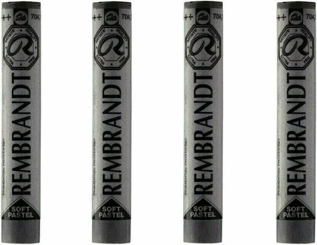Suchý pastel Rembrandt Soft Pastel Sada suchých pastelů Grey 7 4 ks - 1