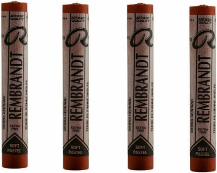 Suchý pastel Rembrandt Soft Pastel Sada suchých pastelů Burnt Sienna 5 4 ks - 1