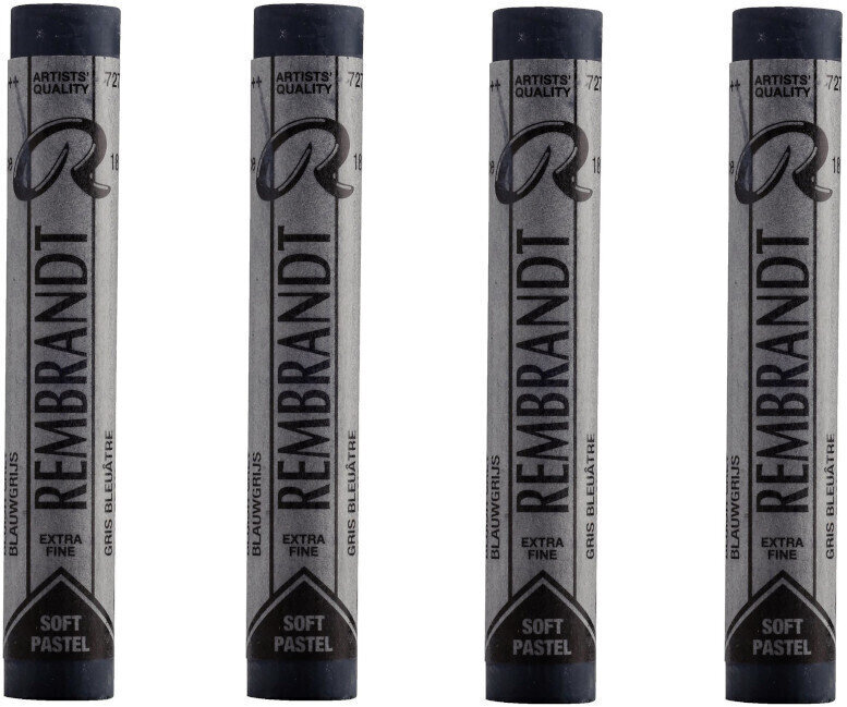 Pastel sec Rembrandt Soft Pastel Coffret de pastels secs Bluish Grey 5 4 pièces
