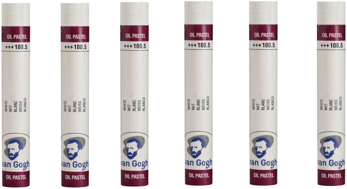 Oljepastell Van Gogh Oil Pastel Stick White 5 (6 Pieces)