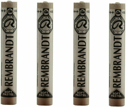 Pastel sec Rembrandt Soft Pastel Coffret de pastels secs Raw Umber 10 4 pièces - 1