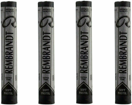 Pastel sec Rembrandt Soft Pastel Coffret de pastels secs Grey 5 4 pièces - 1