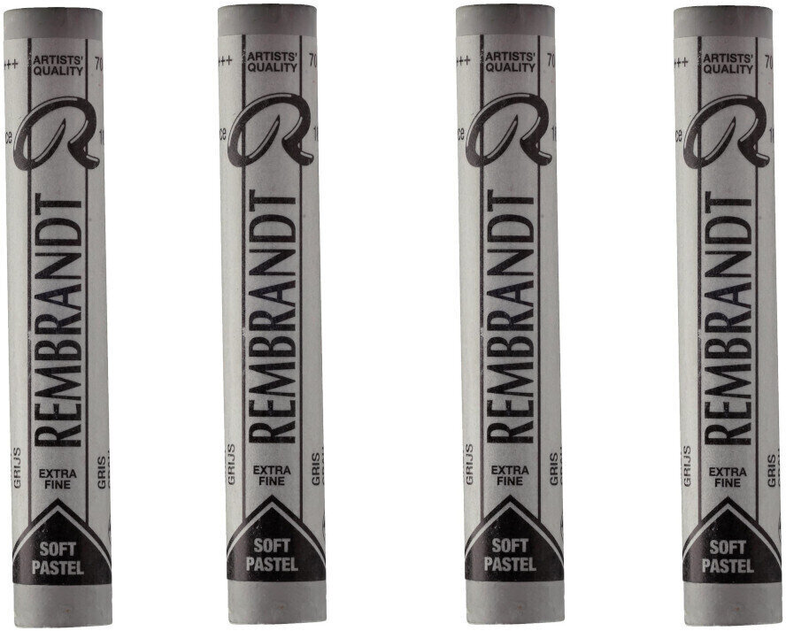 Pastel suave Rembrandt Soft Pastel Juego de pasteles secos Grey 9 4 piezas