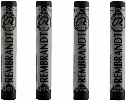 Pastel sec Rembrandt Soft Pastel Coffret de pastels secs Mouse Grey 3 4 pièces - 1