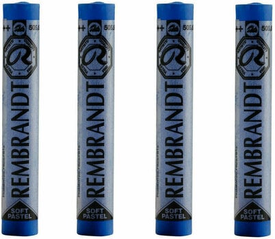 Pastel sec Rembrandt Soft Pastel Coffret de pastels secs Ultramarine Light 5 4 pièces - 1