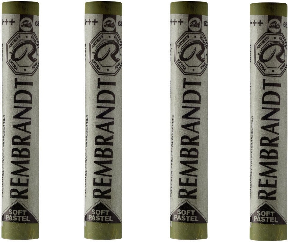 Suhi pastel Rembrandt Set suhih pastela Permanent Yellowish Green 3 4 kom