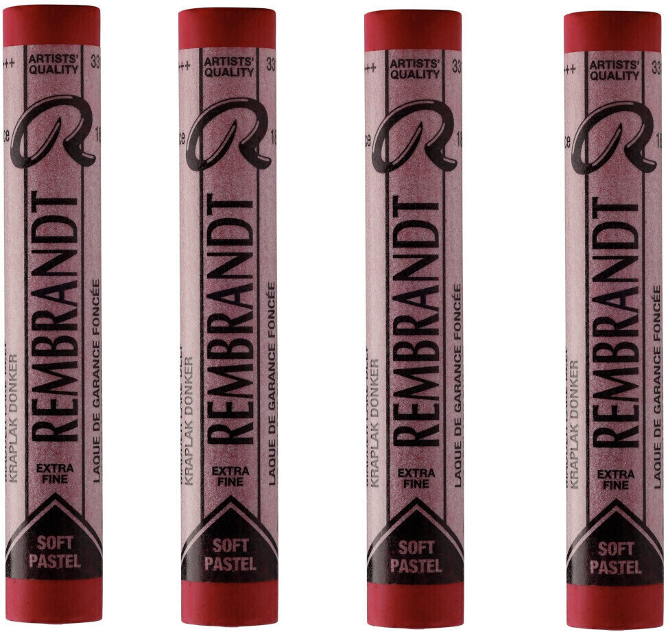 Pastel sec Rembrandt Soft Pastel Coffret de pastels secs Madder Lake Deep 5 4 pièces