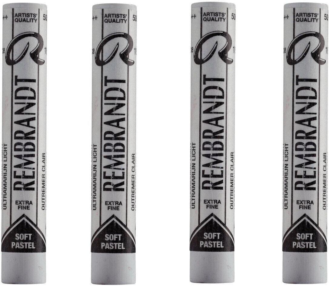 Pastel sec Rembrandt Soft Pastel Coffret de pastels secs Ultramarine Light 10 4 pièces