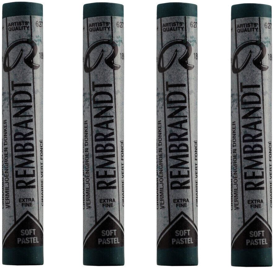 Soft Pastel Rembrandt Soft Pastel Set of Soft Pastels Cinnabar Green Deep 5 4 pcs