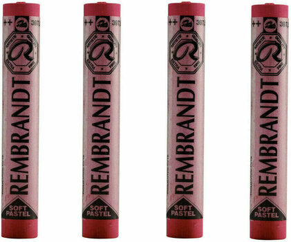 Сух пастел Rembrandt Комплект сухи пастели Permanent Rose Mag 5 4 бр - 1