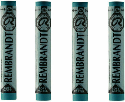 Suchý pastel Rembrandt Soft Pastel Sada suchých pastelů Bluish Green 7 4 ks - 1