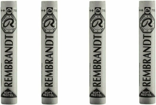 Pastel sec Rembrandt Soft Pastel Coffret de pastels secs Green Grey 10 4 pièces - 1